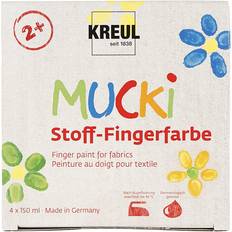 Fingerfärger Mucki Mucki Soft Finger Paint 4-pack