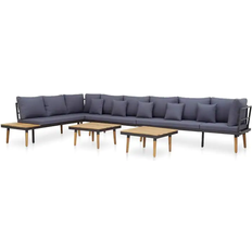 vidaXL 46485 Loungesæt, 1 borde inkl. 2 sofaer