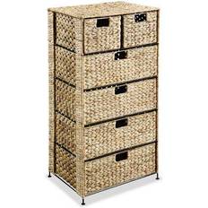 Azul Almacenamiento Ropa vidaXL Storage Unit with 6 Baskets Almacenamiento Ropa