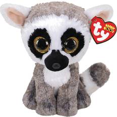 Peluche TY Beanie Boos Linus Lemur 15cm