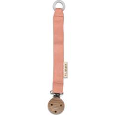 Filibabba Pacifier Holder Coral 1ud