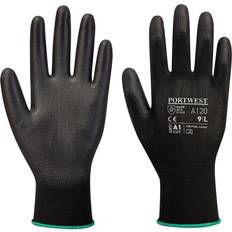 Femme Gants de travail Portwest Gant enduit PU Noir