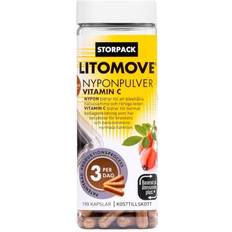 Litomove Vitaminer & Kosttillskott Litomove Nyponpulver Vitamin C 190 st