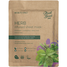 Tummat silmänaluset Kasvonaamiot Beauty Pro Infused Sheet Face Mask Herb