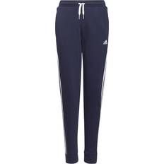 Fleece Byxor Barnkläder adidas Girl's Essentials 3-Stripes French Terry Joggers - Legend Ink/White (GS2200)