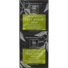 Antioxidantes Exfoliantes & Exfoliantes Faciales Apivita Express Beauty Face Scrub Deep Exfoliation Olive 8ml 2-pack