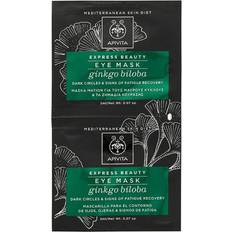 Sin Aceite Mineral Máscaras para los ojos Apivita Express Beauty Eye Mask Gingko Biloba 2ml 2-pack