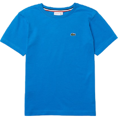 Lacoste Kids' Crew Neck Cotton Jersey T-shirt - Blue (TJ1442-PTV)