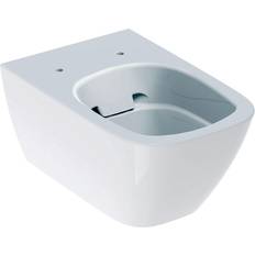 Inodoros Geberit Smyle Square Tiefspül-WC, spülrandlos, wandhängend, 4,5/6l, geschlossene Form