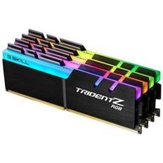 64 Gt - CL14 RAM-muistit G.Skill 64GB (4 x 16GB) Trident Z RGB, DDR4 3600MHz, CL14, 1.45V, musta