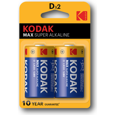 Kodak Max Super Alkaline D 2-pack