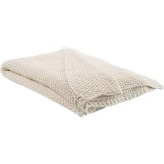 Cotone Coperte Beliani Asaka Coperta Beige (180x130cm)