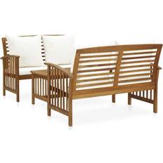 vidaXL 3057976 Loungeset, 1 Bord inkl. 2 Stolar & 2 Soffor