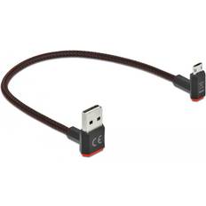 DeLock Angled Easy USB A-USB Micro-B 2.0 0.2m