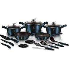 Berlinger Haus Metallic Line Aquamarine Set mit Klappe 17 teile