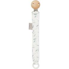 Cam Cam Copenhagen Attaches-sucettes Cam Cam Copenhagen Pacifier Holder Green Leaves