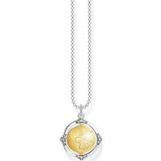 Thomas Sabo Globe Vintage Necklace - Gold/Silver/Transparent