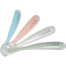 Soins Bébé Beaba Baby’s First Foods Silicone Spoons Set 4-pack