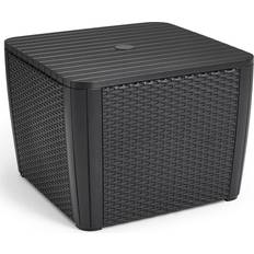 Havebord parasol Keter Luzon Plus with Parasol Hole Sidebord