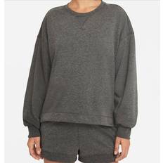 Yoga Pullover Nike Yoga Top Women - Black/Heather/Dark Smoke Grey