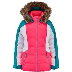 Girls Atlas Synthetic Down Jacket - Bryte Bubble Gum/Scuba (195050-953)