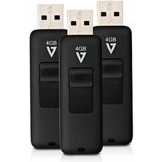 12 Go Clés USB V7 Clé Usb 4gb Usb 2.0 4go Usb 2.0 Type A Noir Lecteur Usb Flash