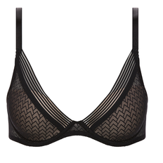 Passionata Manhattan Plunge Bra - Black