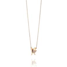 Efva attling miss butterfly Efva Attling Miss Butterfly and Stars Necklace - Gold/Diamonds