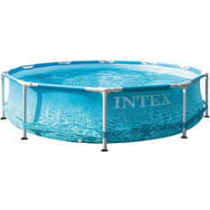 3.05 m Piscine Intex 28206 Piscina Beachside Metal Frame Ø305x76cm