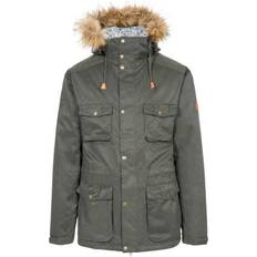 Trespass Quebeckford Padded Parka Jacket - Olive