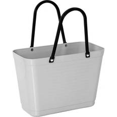 Hinza Totes & Shopping Bags Hinza Shopping Bag Small (Green Plastic) - Light Grey