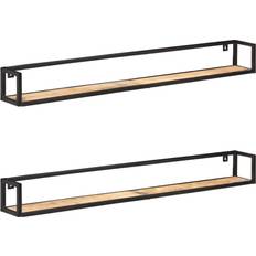 vidaXL - Væghylde 160cm 2stk