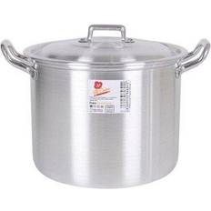 Aluminium Grytor BigBuy - med lock 24 cm