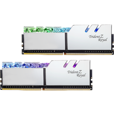 4600 MHz - 64 GB - DDR4 RAM G.Skill Trident Z Royal Silver DDR4 4600MHz 2x32GB (F4-4600C20D-64GTRS)