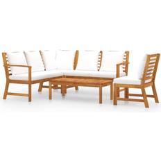 vidaXL 3057770 Loungeset, 1 Bord inkl. 4 Soffor