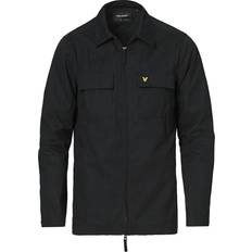 Lyle & Scott Cotton Nylon Overshirt - Jet Black