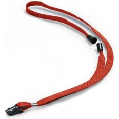 Rosso Cartelli per luoghi di lavoro Durable Textile Necklace with Safety Release