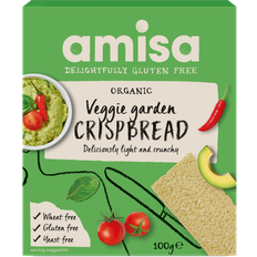 Amisa Organic Gluten Free Veggie Garden Crispbread 100g