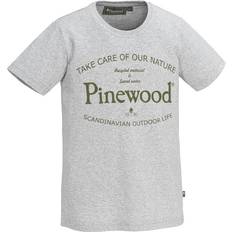 Pinewood Kid's Pinewood Save Water T-shirt - Light Grey Melange (1-65690454216)