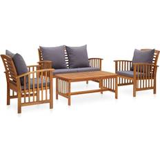 vidaXL 3057979 Outdoor Lounge Set, 1 Table incl. 2 Chairs & 1 Sofas