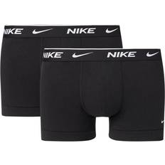 Nike Everyday Cotton Stretch Boxer 2-pack - Black/Black