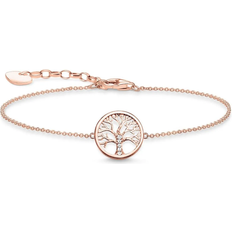 Thomas Sabo Tree of Love Bracelet - Rose Gold/Transparent