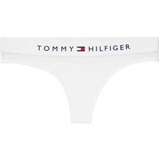 Tommy Hilfiger Mesh Detail Thong - White