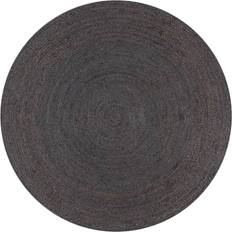 Gris - Rond Tapis vidaXL 133665 Gris 90cm