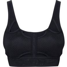 Nike Swoosh UltraBreathe Bra - Black/Dark Smoke Grey