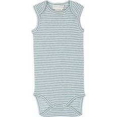 Serendipity Baby Tank Stripe - Lake Blue/Offwhite