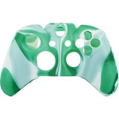 Reytid Xbox One Gel Grip Controller Skin - Green/White