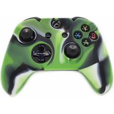 Xbox One Gel Grip Controller Skin - Green/Black/White