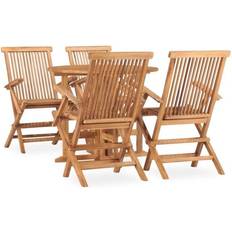 vidaXL 3059978 Set da pranzo per patio, 1 Tavolo incluso 4 Sedie