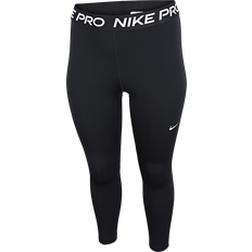 Polyamide Pants & Shorts Nike Training Pro Plus Size Tights Dam - Black/White